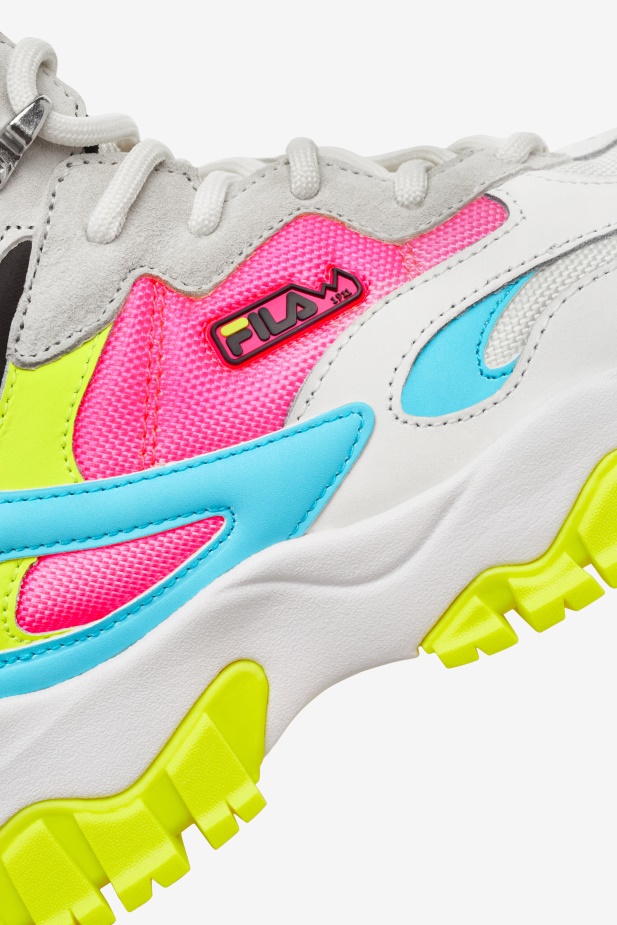 White/black/bluefish Fila Dámská Ray Tracer Tr 2 Mid