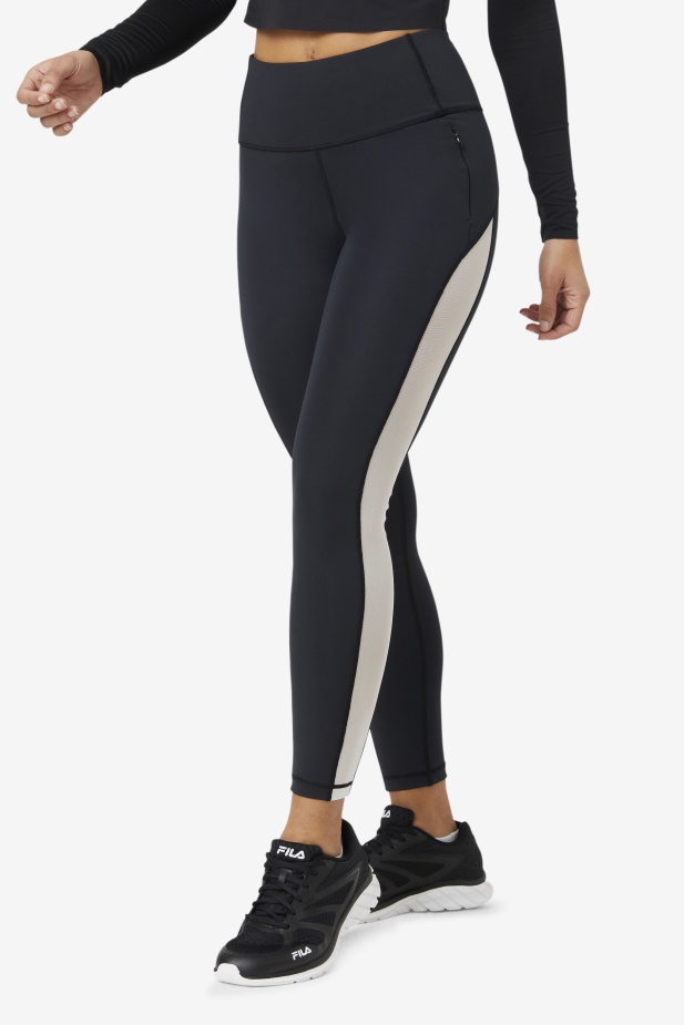 Fila černé/bílé Legíny Forza Kontrast 7/8