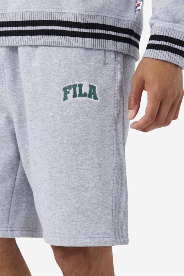 Světle šedá Opuka/modrý Smrk Fila Logan Krátká