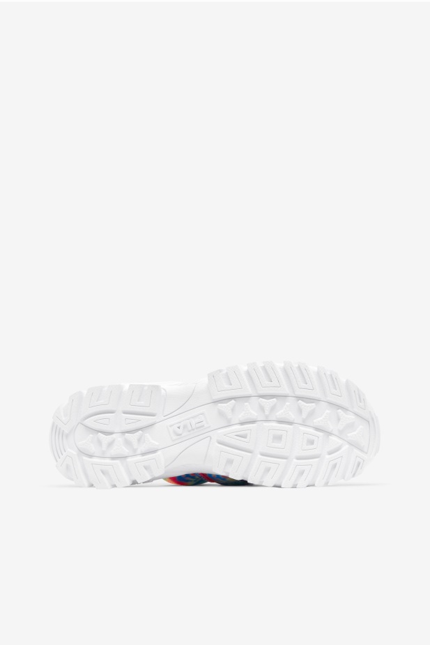 Multi/white/pink Glo Dámská Kravata Barva Outdoor Slide Fila