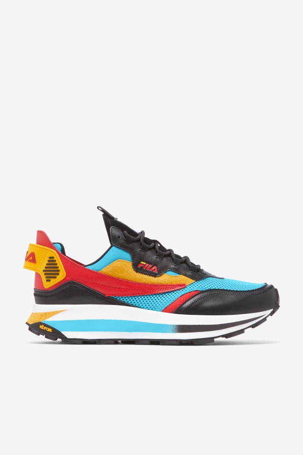 Fila Bluefish/gold/black Pánské R1 Runner X Barneys