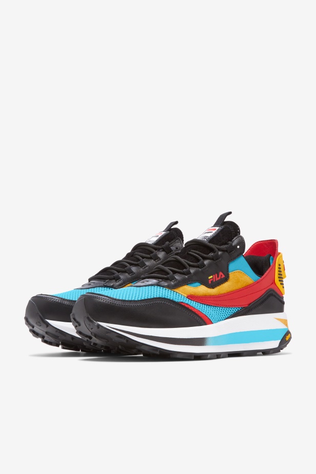 Fila Bluefish/gold/black Pánské R1 Runner X Barneys