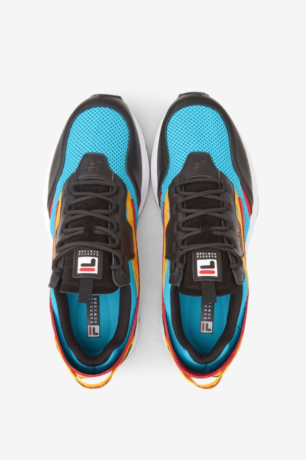 Fila Bluefish/gold/black Pánské R1 Runner X Barneys