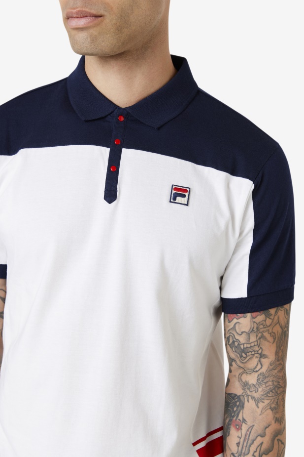 Mivvi Polo Fila Bílá/námořnická/červená