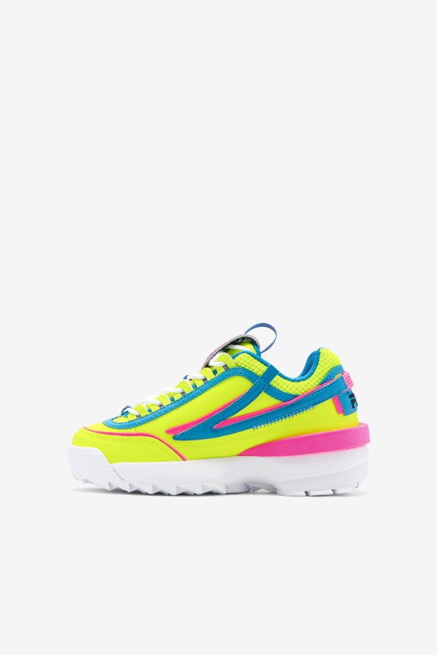 žlutá/atomová Modrá/růžová Little Kids\' Disruptor 2 Exp Fila