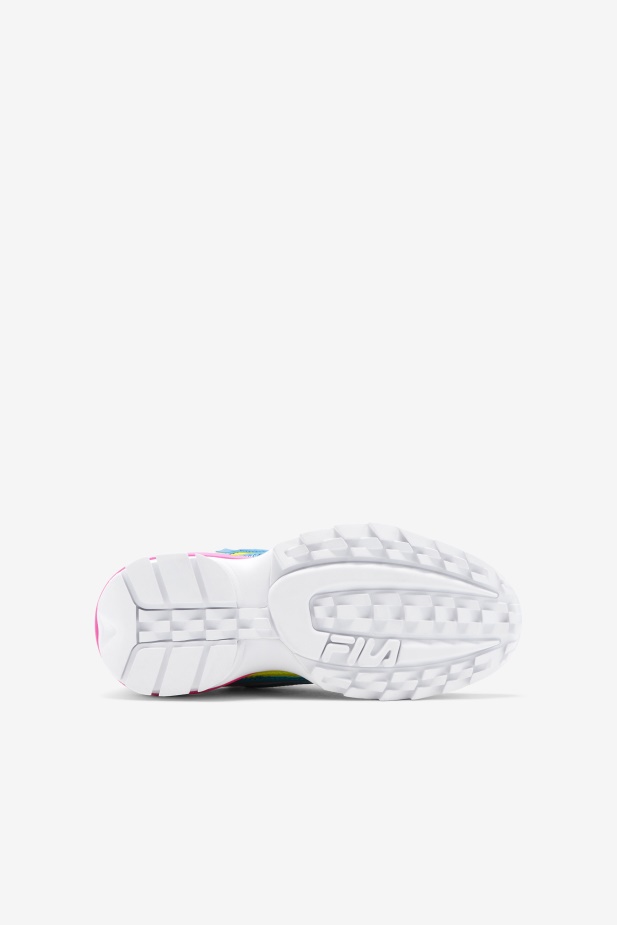 žlutá/atomová Modrá/růžová Little Kids\' Disruptor 2 Exp Fila