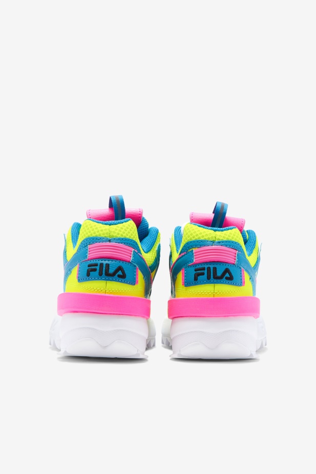 žlutá/atomová Modrá/růžová Little Kids\' Disruptor 2 Exp Fila