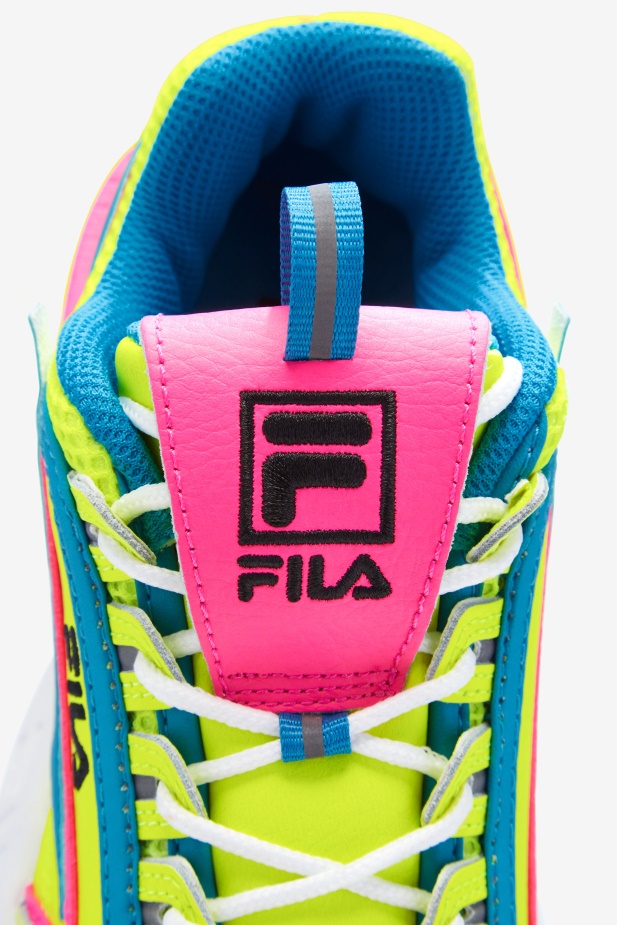 žlutá/atomová Modrá/růžová Little Kids\' Disruptor 2 Exp Fila