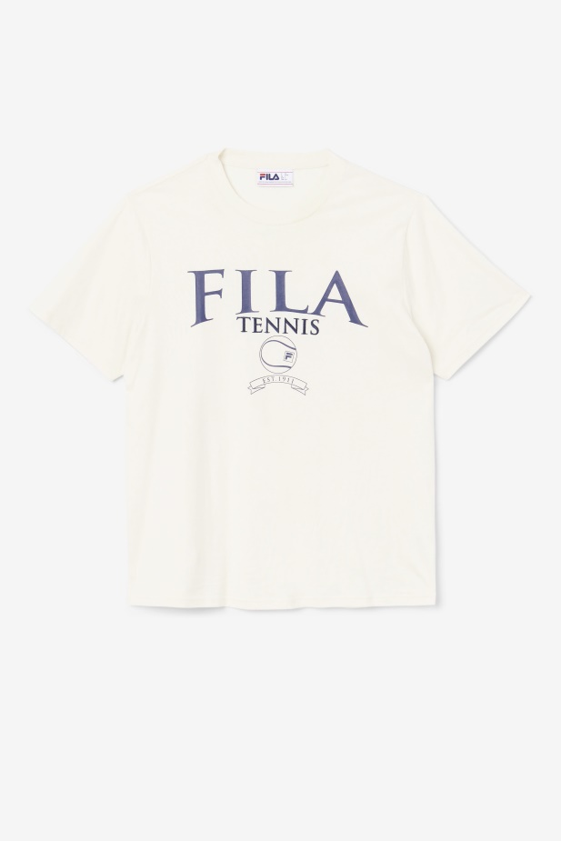 Gardénie/navy Saran Tee Fila