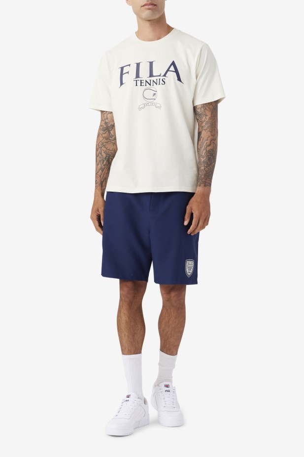 Gardénie/navy Saran Tee Fila