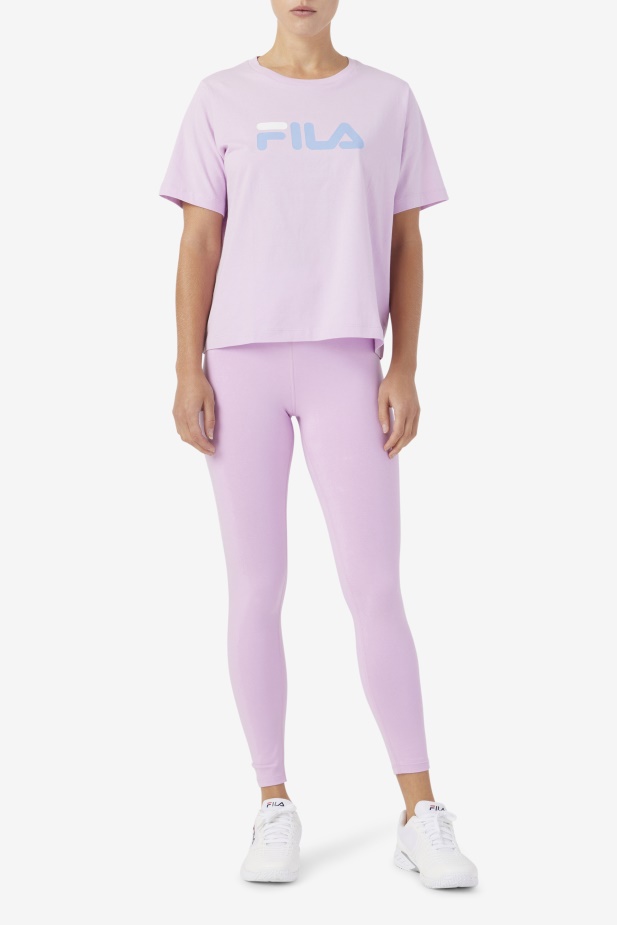 Orchidejové/modré/bílé Thea Triko Fila