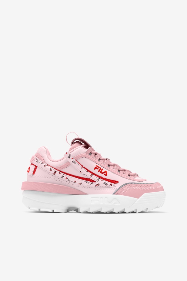 Fila Korálová Tvářenka/růžová/bílá Dámský Disruptor 2 Zk