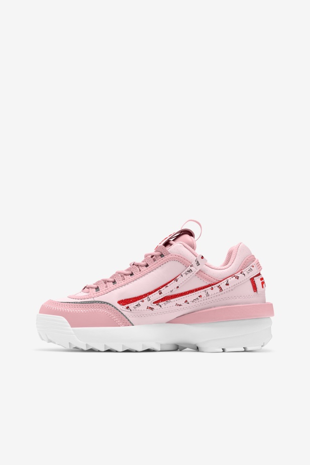 Fila Korálová Tvářenka/růžová/bílá Dámský Disruptor 2 Zk