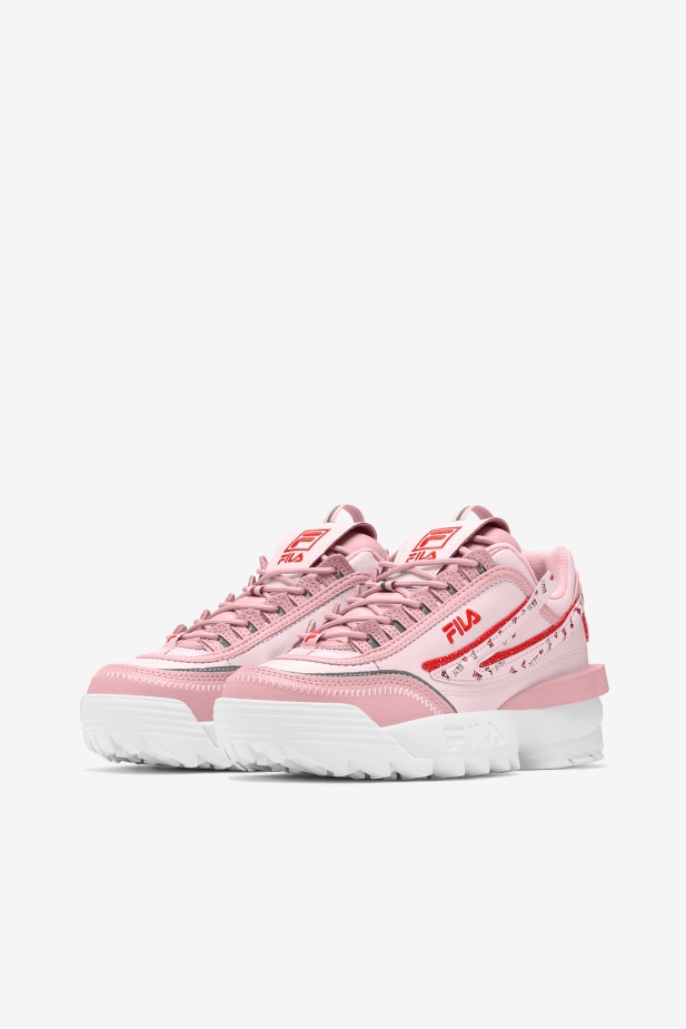 Fila Korálová Tvářenka/růžová/bílá Dámský Disruptor 2 Zk