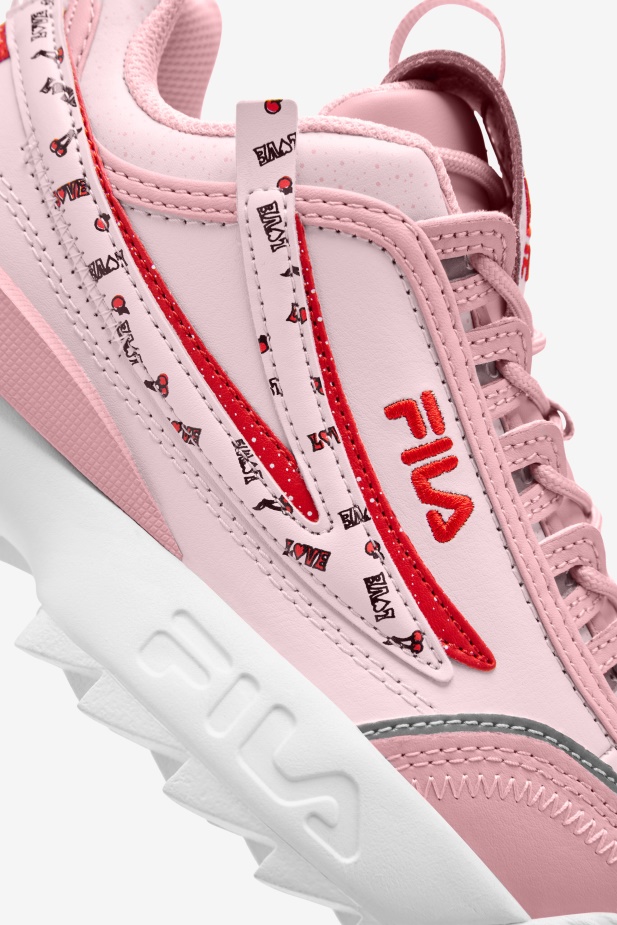 Fila Korálová Tvářenka/růžová/bílá Dámský Disruptor 2 Zk