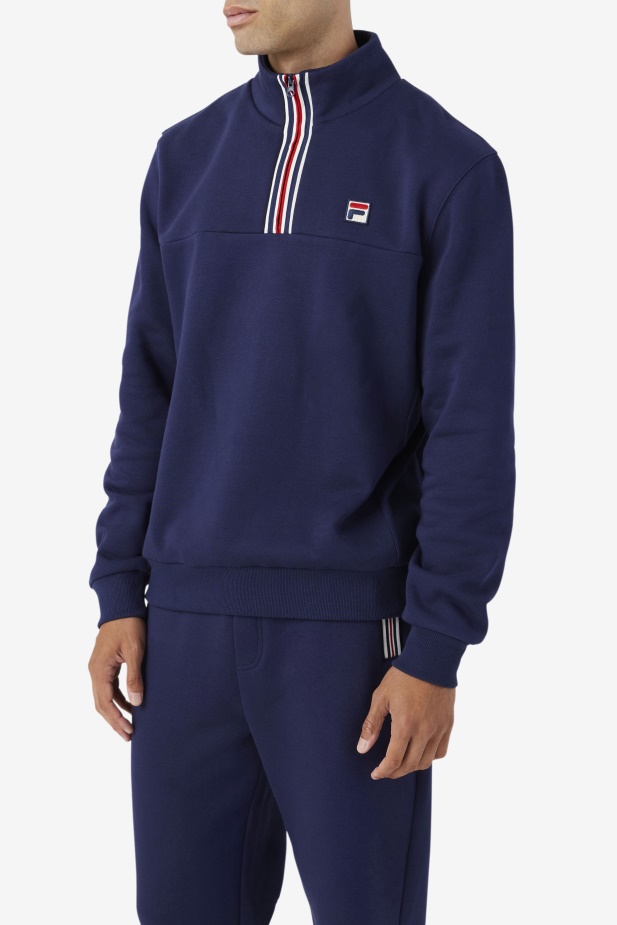 Weston Půl Zip Námořní Fila