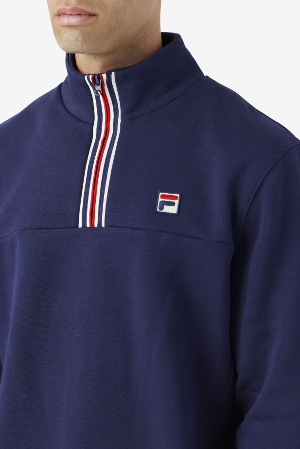 Weston Půl Zip Námořní Fila