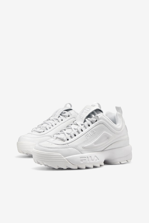 Triple White Fila Dámský Disruptor 2 Premium