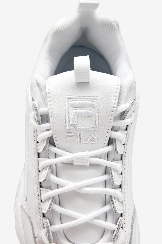 Triple White Fila Dámský Disruptor 2 Premium