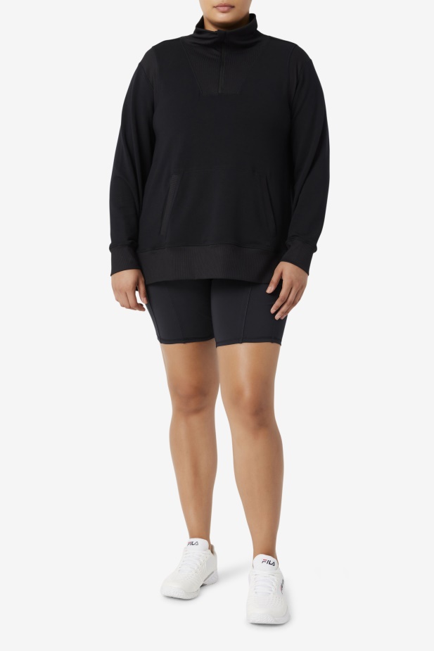 černá Fila Fi-lux Poloviční Zip