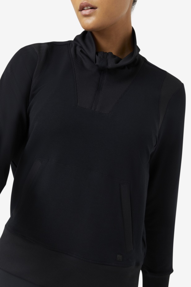 Fi-lux Poloviční Zip Fila černá