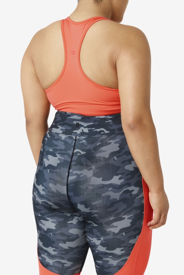 Fila Uplift Racerback Podprsenka Top Horký Korál