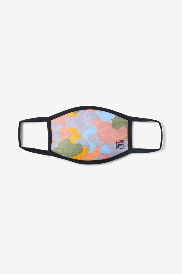 Fila Light Camo Multi Light Vícebarevná Látková Maska ​​na Obličej