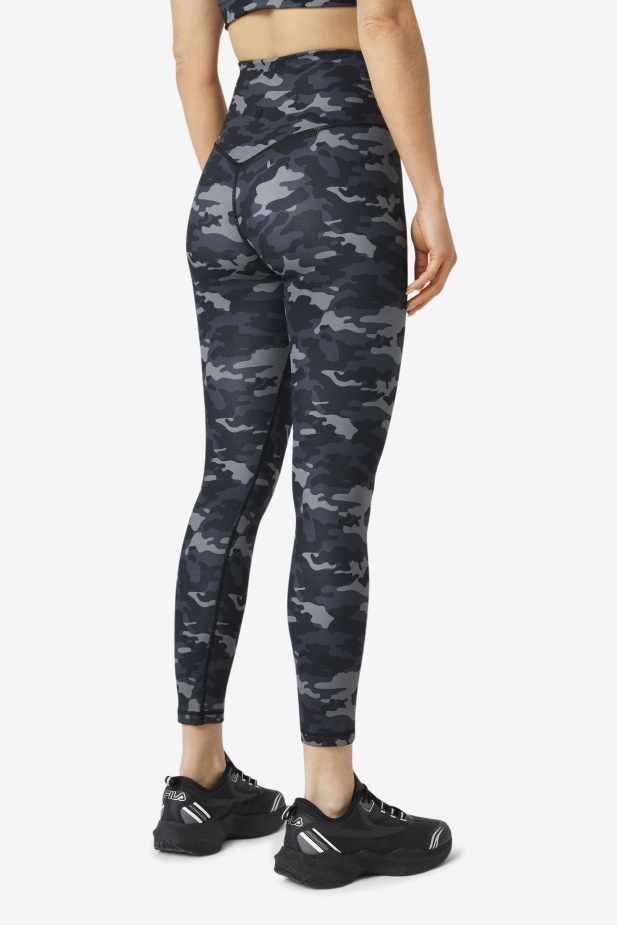 Fila Tmavé Camo/black Forza Elegantní 7/8 Legíny