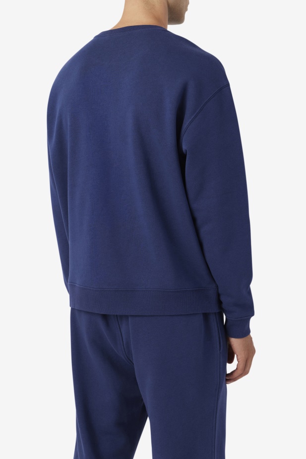 2pac Fleecová Záplata Crew Fila Navy