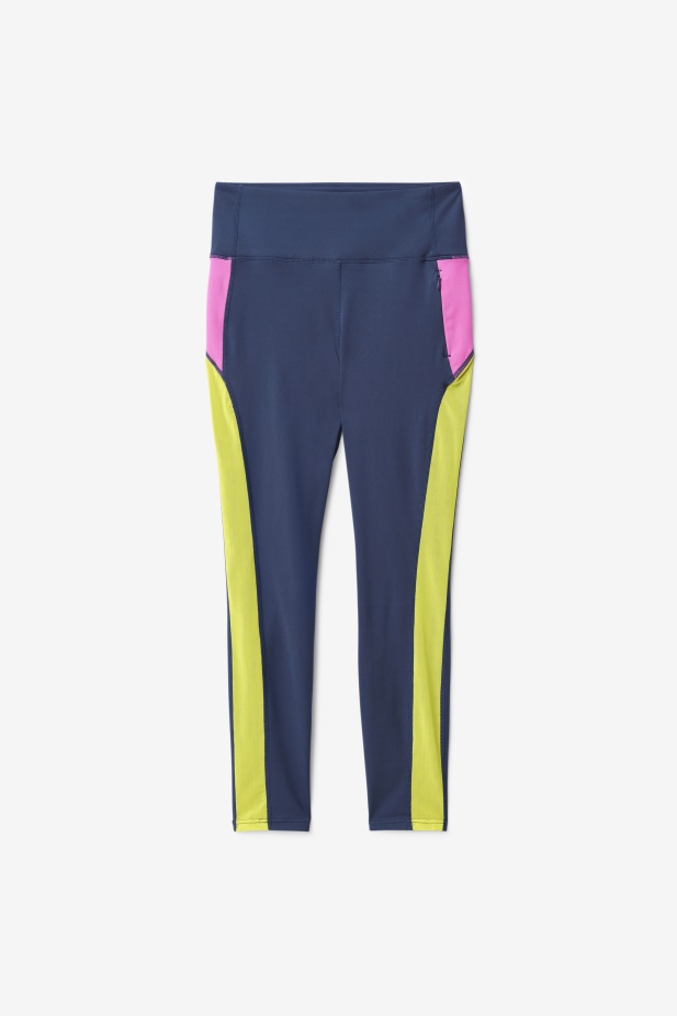 Námořnictvo/azalea/síra Forza Kontrastní 7/8 Legíny Fila