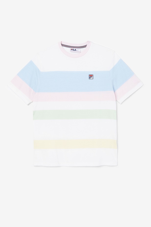 Fila Marshmallow/modrá/růžová/tender Slitter Crew