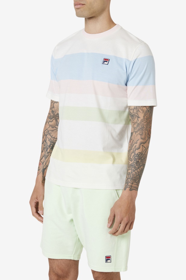 Fila Marshmallow/modrá/růžová/tender Slitter Crew
