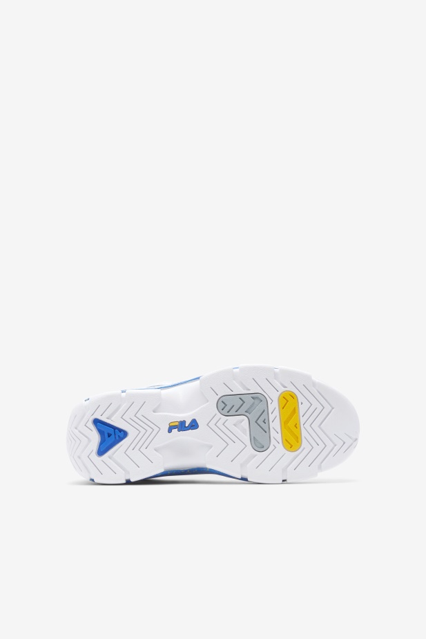 Fila Velký Dětský Grant Kopec 2 Bílá/mlhovina Modrá/citron