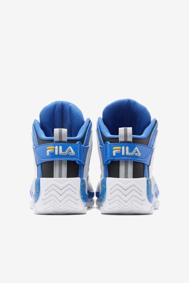 Fila Velký Dětský Grant Kopec 2 Bílá/mlhovina Modrá/citron