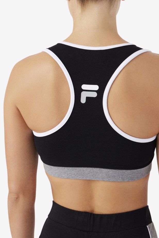 Kairi Podprsenka Top Fila černá/vřes/bílá