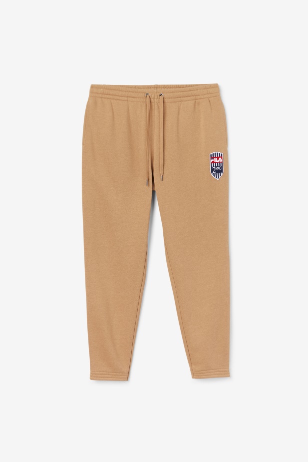 2pac Patch Jogger Fila Tabákově Hnědá