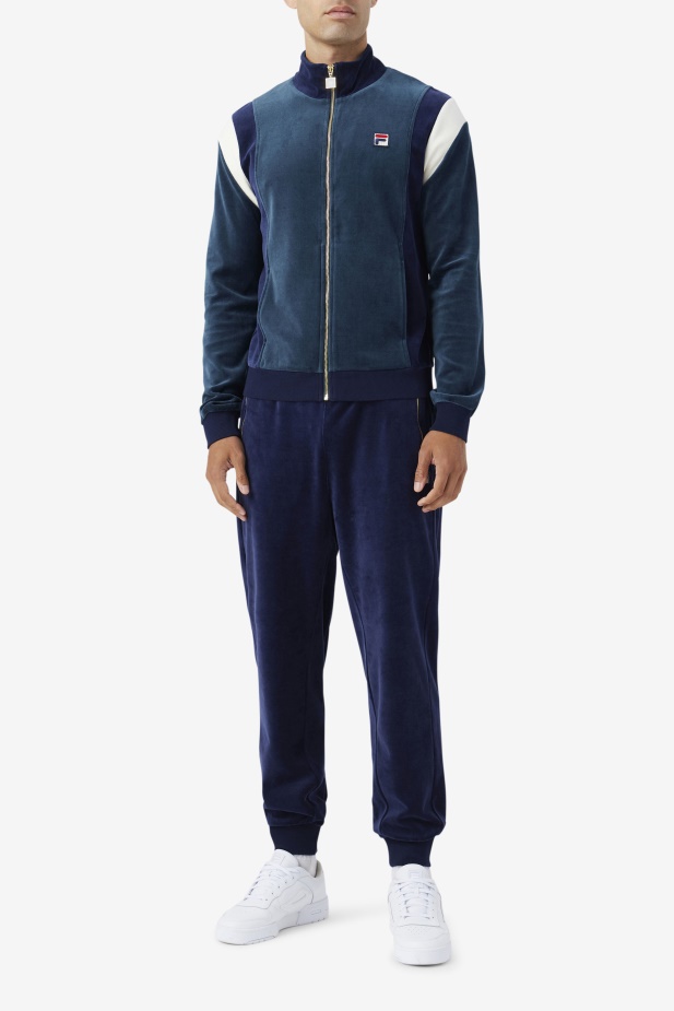 Floyd Velur Bundle Row Teal/navy/egret