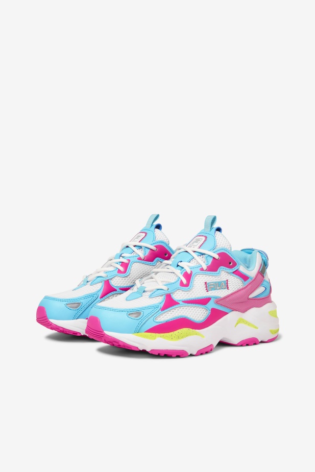 Fila Dámský Ray Tracer Apex White/pink Glo/bluefish