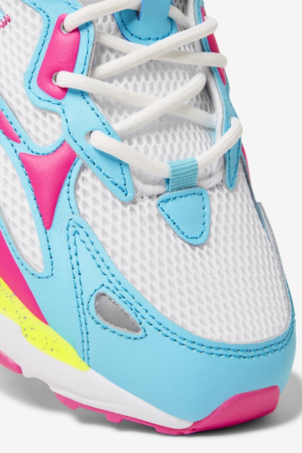 Fila Dámský Ray Tracer Apex White/pink Glo/bluefish