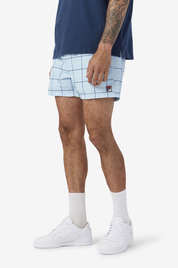 Fila Modrá/námořnická/něžná žlutá Linecall Plavky Short