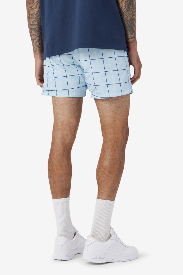 Fila Modrá/námořnická/něžná žlutá Linecall Plavky Short