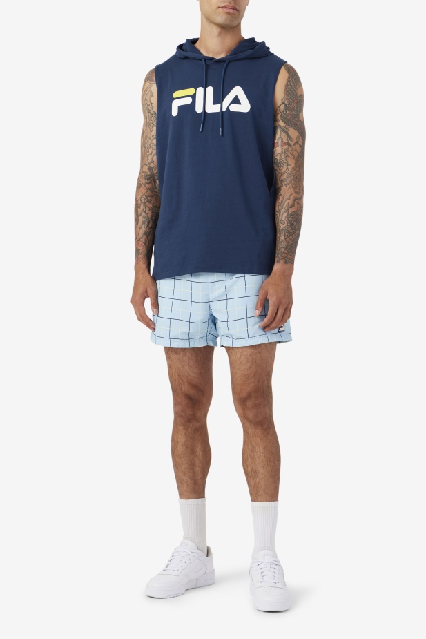 Fila Modrá/námořnická/něžná žlutá Linecall Plavky Short
