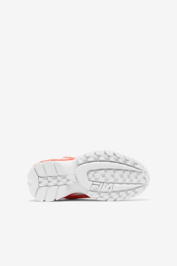 Velký Dětský Disruptor 2 Exp Fila Bílá/ohnivý Korál/žlutá