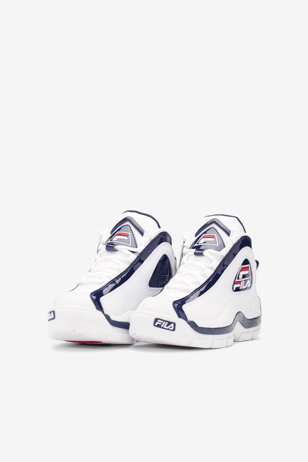 Bílá/námořnická/červená Velký Dětský Grant Kopec 2 Fila