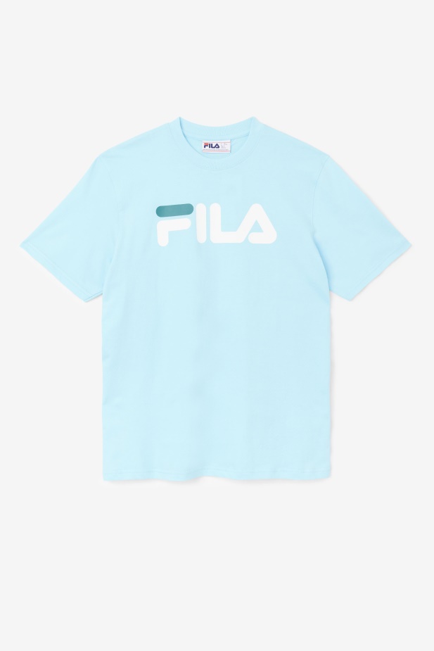 Petit Four/white/bayou Pánské Tričko Eagle Fila
