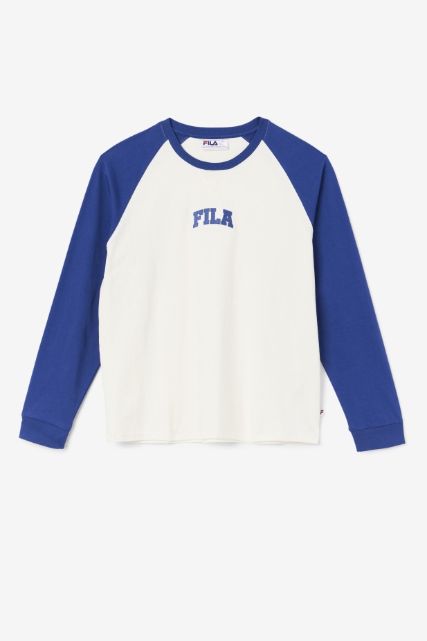 Fila Chet Raglánové Tričko Gardénie/modré