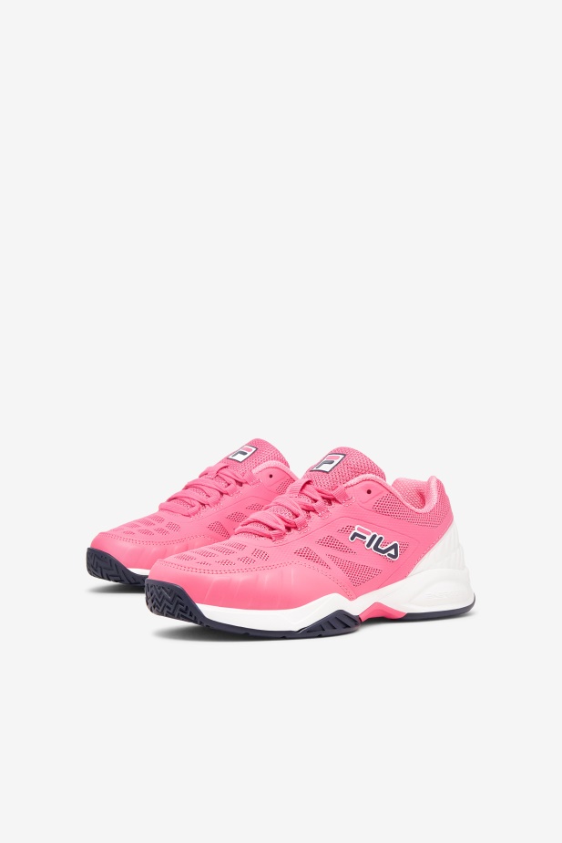 Fila Dětský Axilus Jr Růžová/bílá/námořnická