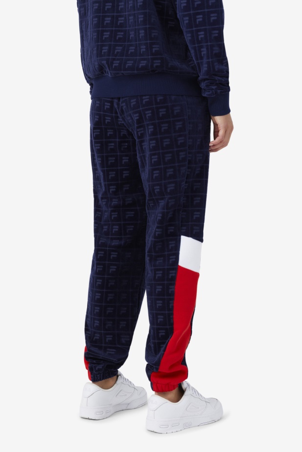 Námořnická/červená/bílá Helen Velur Jogger Fila