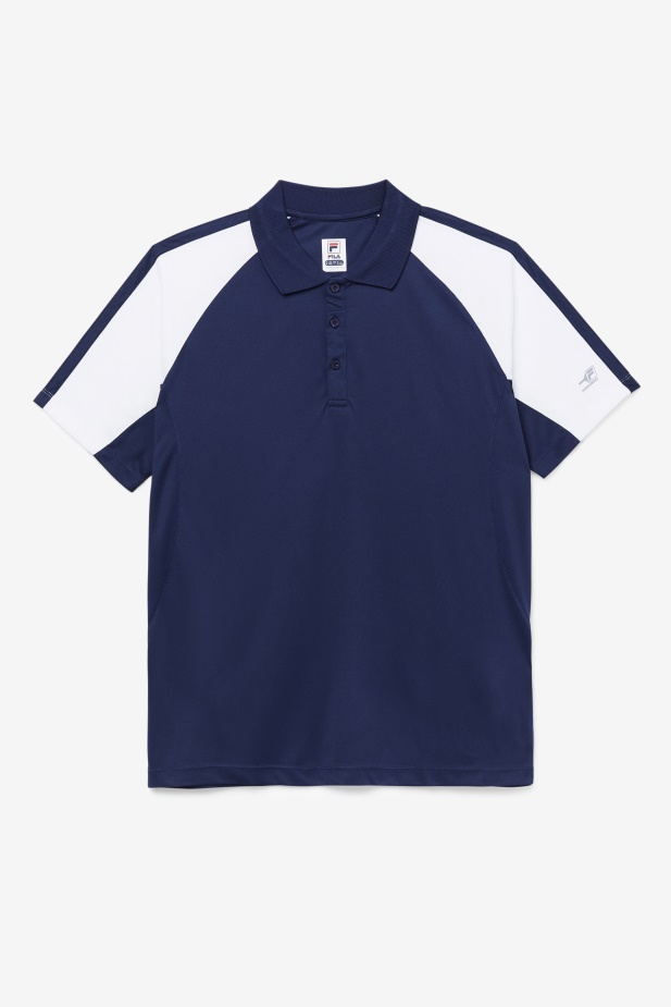 Okurkové Polo Námořnická/bílá Fila