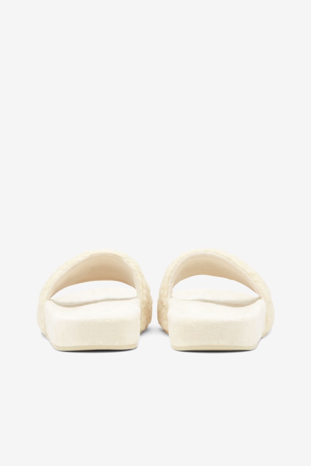 Krémová/námořnická/červená Fila Dámský Fuzzy Drifter